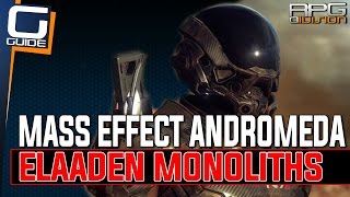 M Effect Andromeda - Elaaden Monolith Glyphs & Puzzle Solution