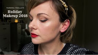 Holiday Makeup Using Charlotte Tilbury Stars In Your Eyes Palette.