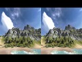 Virtual reality travel - 3D extreme stereoscopic - HD
