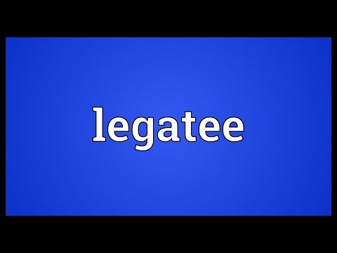 Header of legatee