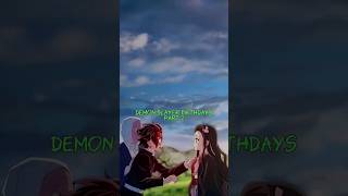 Demon Slayer Birthdays Part 2