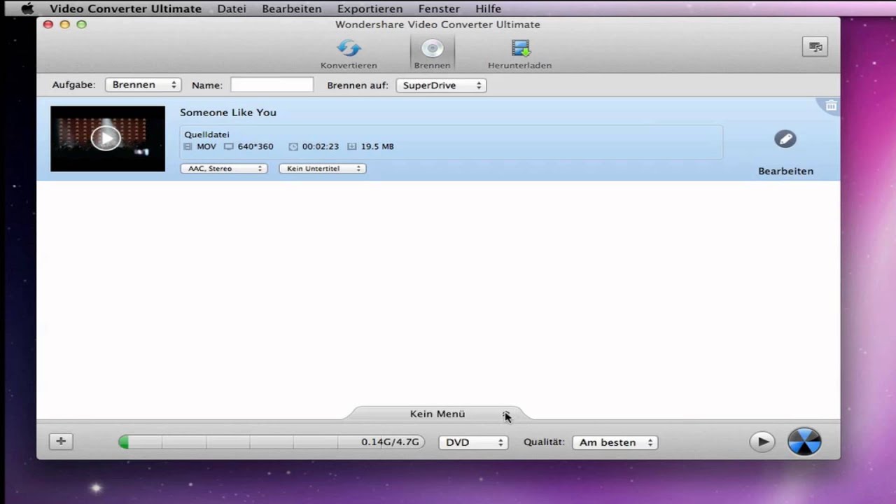Itunes tv sendungen auf dvd brennen Itunes tv sendungen auf dvd brennen