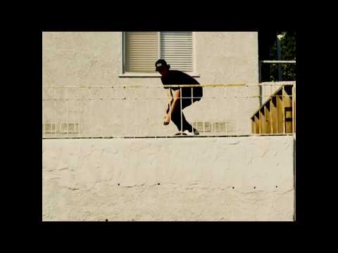 Angry guy has a gun and chases skateboarders away