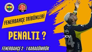 Fenerbahçe 2-1 Karagümrük Fenerbahçe Tribün Görüntüleri Sadettin Saran Dansı