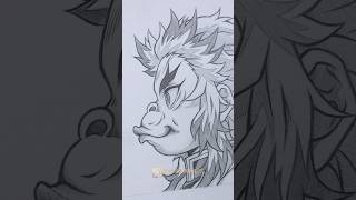 Drawing Rengoku Kyojuro Side View