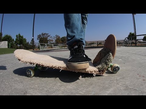 CARPET GRIPTAPE SKATEBOARD COMPLETE SNAP! | YOU MAKE IT WE SKATE IT EP 150