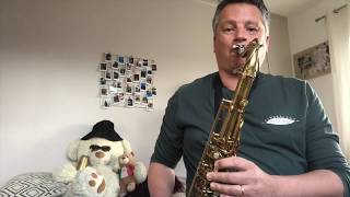Sifflez en travaillant - blanche neige (Whistle While You Work) jazz tenor sax cover
