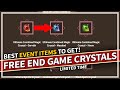 Get Free End Game Crystals - Best Event Items to get Guide | Black Desert