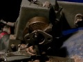 Opening up a 1.5 GP Amal flange to fit 38.5mm tube manifold.