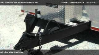 2007 Covenant 24 ft enclosed trailer  - for sale in NEW PROVIDENCE, IA 50206