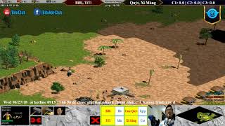 AoE 2vs2 BiBi, TiTi vs Cam Quýt, Xi Măng Ngày 27-6-2018
