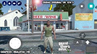 GTA 5 PARA ANDROID CON LA CIUDAD ORIGINAL - AUTOS Y CON PERSONAJE DE GTA 5 - DESCARGA GRATIS BETA