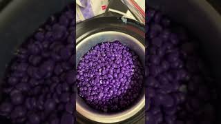 Gorgeous Purple Seduction Wax For Perfect Leg Waxing By Misslishaqueenelite
