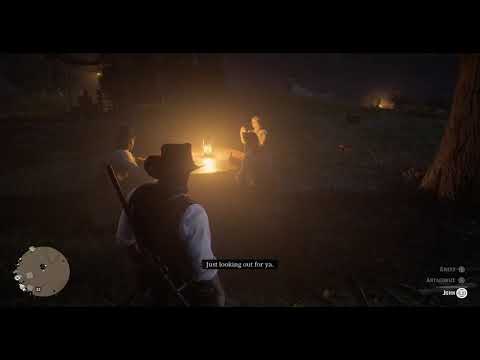 RDR2   Arthur teases John for fear of water