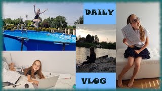 Daily Vlog♥ Basen, zakończenie roku szkolnego, prezent od rodziców♥