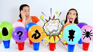 Desafio Do Balão Surpresa Com Slime E Brinquedos Comemorando 3 Milhões De Amigos No C Da Lelê