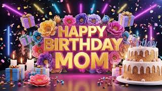 Happy Birthday Mom A Neon Dance Party Version