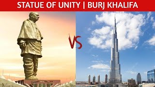 STATUE OF UNITY VS BURJ KHALIFA | TooMuchFacts