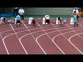 日本学生陸上 男子 100m 予選-6 2012.9.9