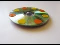 Manualidades - reciclaje de 2 cd viejos - Trompo