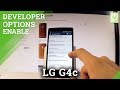 How to Enable Developer Options LG G4c  - Allow USB Debugging