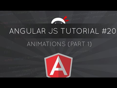 AngularJS Tutorial #20 - Animations (part 1)