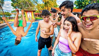 Era Pra Ser Um Simples Desafio Na Piscina Mas Ele Decidiu Fazer Isso