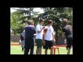 Nelson Fishback and Zach Kline Quarterback Passing Drills