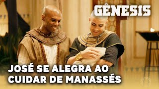 Novela Gênesis José Se Alegra Ao Cuidar Do Filho Manés