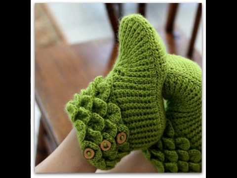 ... Stitch Boots Adult Sizes Crochet Pattern Presentation - YouTube