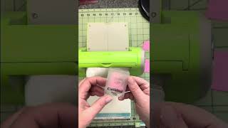 Cuttlebug Stamp Cutting. Going Ole School