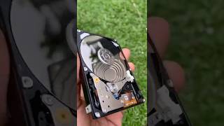 Opening A 1Tb Hard Disk Has Super Shiny Metal Inside
