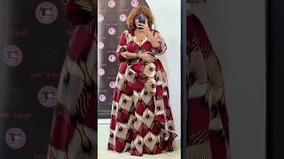 Stunning Long Kitenge Ankara Dress Plus Size Dress