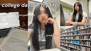Realistic College Days In My Life Schoolwork, Part-Time Job, College Clubs, Friend Gatherings