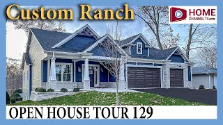 House Tour 129 - Custom Built Ranch Home on Customer's Lot by KLM Builders
