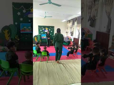 Thi giao viên gioi, âm nhạc nhà trẻ 24-36 tháng. Dạy hát: Đi một hai