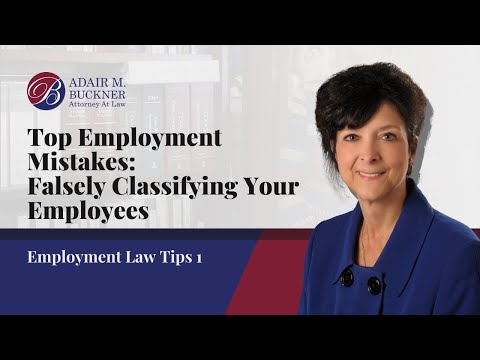 As an experienced employment law attorney, Adair Buckner has seen plenty of mistakes made by Texas employers. One of the most common mistakes is falsely classifying your employees as either salary employees or contract workers when they should actually be an hourly employee. Saving money now on employee payroll may cost your company big time in the long run. It is always better to do things correctly the first time around.