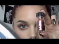 Done Quick- Red glitter eyes - Linda Hallberg makeup tutorials