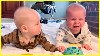 Funniest Cute Twins Playing Happy - Baby Twins s