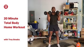 20 Minute Resistance Workout with Troy Brooks | lululemon