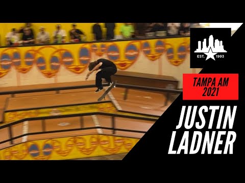 MASSIVE BACKSIDE BIGSPIN TO END HIS RUN JUSTIN LADNER TAMPA AM 2021