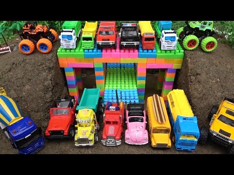 Phim Hoạt Hình Máy xúc, máy cẩu giải cứu ô tô gặp tai nạn cực hay và hấp dẫn trẻ em