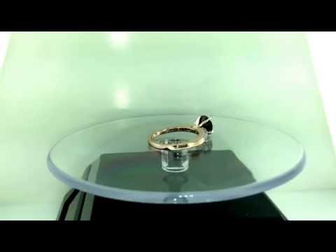 Black Diamond Engagement Ring 14K Rose Gold 1.69 Carat HandMade Black Diamond Engagement Ring 14K Rose Gold 1.69 Carat HandMade