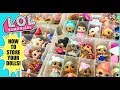 L.O.L Surprise doll Collection! 😍How to organize all your dolls and clothes! ❤ Let's sort and Play!