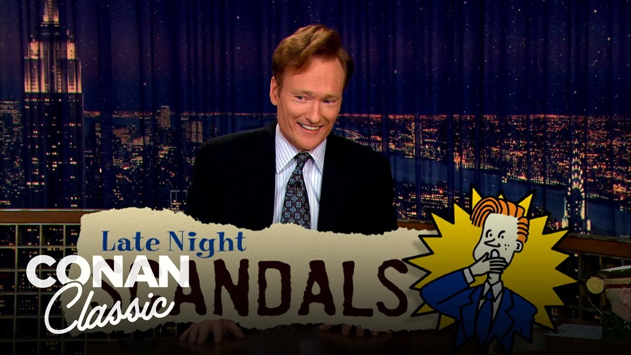 "Late Night" Scandals (Feat. Ellie Kemper) | Late Night with Conan O’Brien