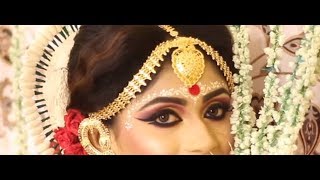 Traditional Bengali Bridal Bindi Design White Bridal Bindi