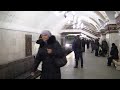 Видео Станция метро Киевская, прибытие поезда (Москва) - Footage