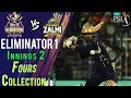 Quetta Gladiators Fours | Peshawar Zalmi Vs Quetta Gladiators | Eliminator 1 | 20Mar | HBL PSL 2018