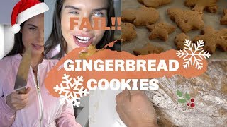 FAILING big time! First attempt in making gingerbread cookies | TEREZE KALMAN