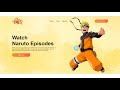 How To Make Website Using HTML And CSS | Website Design With HTML And CSS #anime #html #naruto